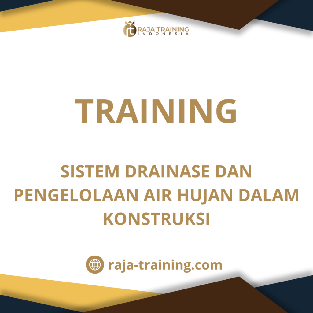 training pengelolaan air hujan